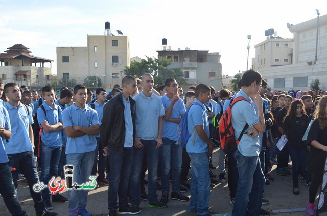  براعم جنة ابن رشد ضيوفاً على المدرسة  الثانوية الشاملة عشية الذكرى ال 59 لمجزرة كفرقاسم 